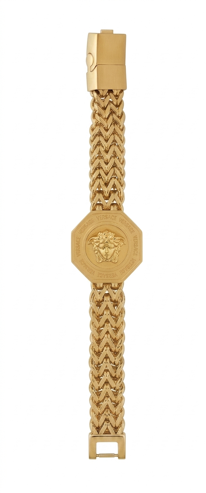 Luxury Golden  Versace Style Bracelet for Men – Premium Stainless Steel