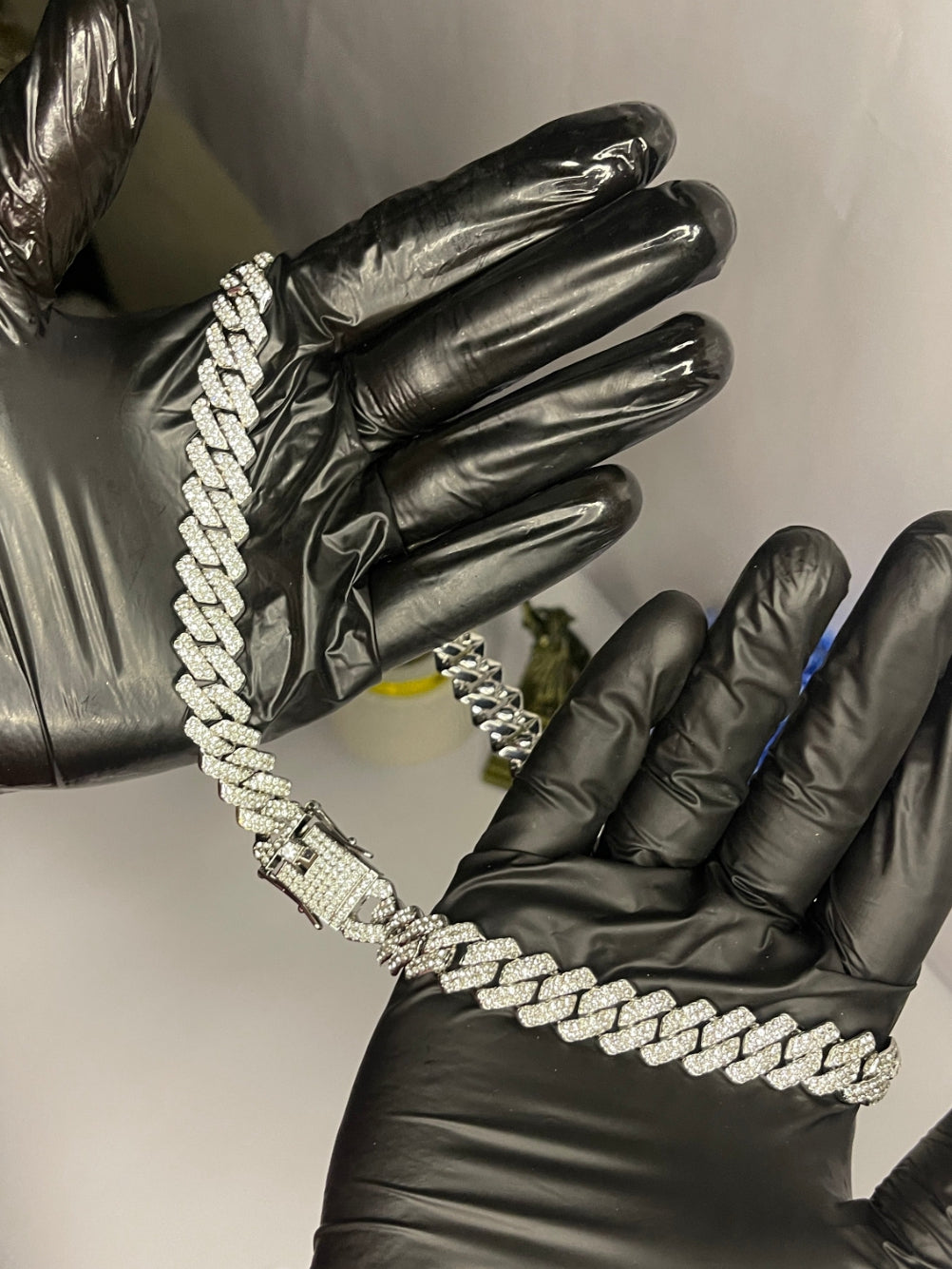 Iced cubic luxury chain,karan aujla vvs chain